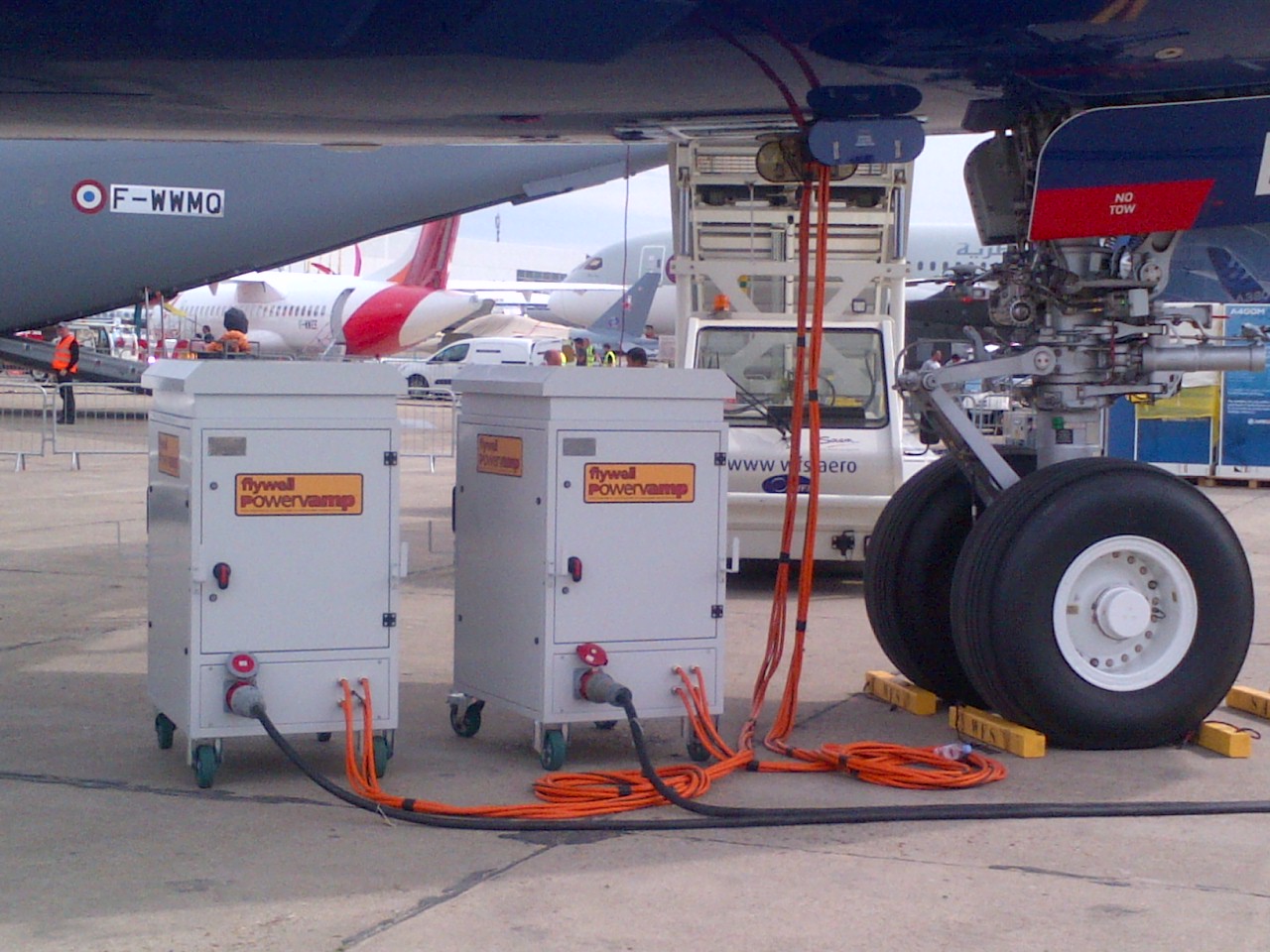 Powervamp Provides Exclusive Ground Power At Paris Air Show Powervamp