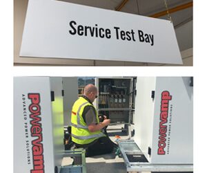 Powervamp service test bay